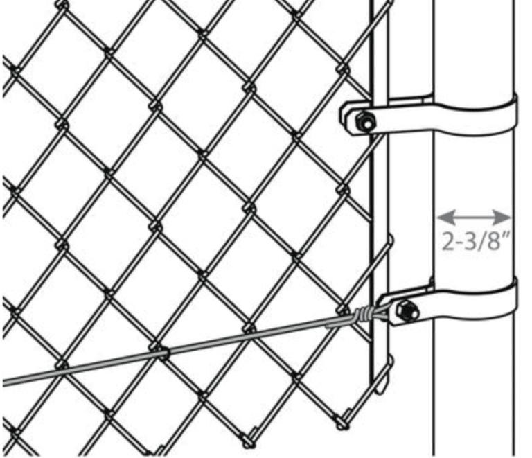 Chain Link Bottom Wire - Chain Link Fence Canada: Buy Chain Link Parts